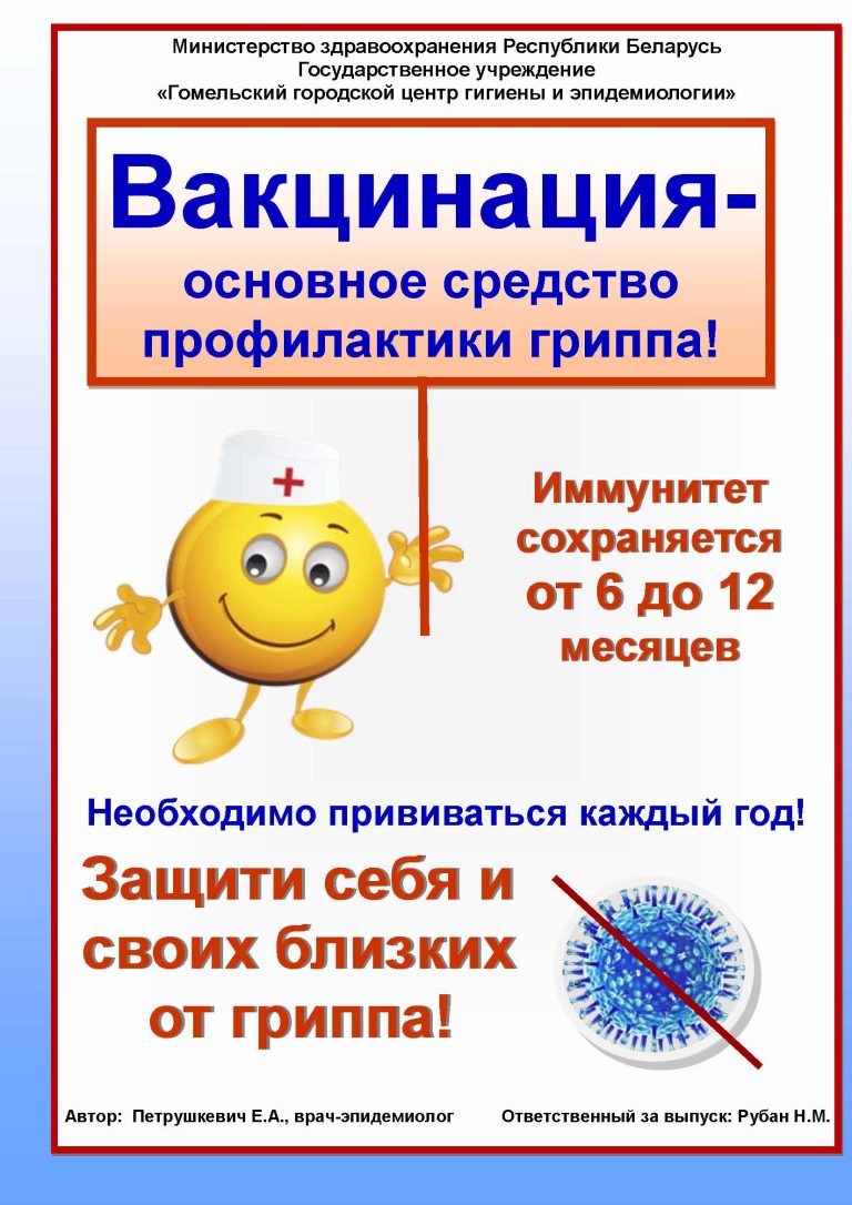 Вакцинация ГРИПП 2019